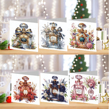 Load image into Gallery viewer, 6PCS DIY Diamond Art Greeting Cards Congratulations Cards  Gifts (Perfume)

