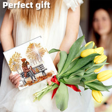 Load image into Gallery viewer, 6PCS DIY Diamond Art Greeting Cards Congratulations Cards  Gifts (Girl)
