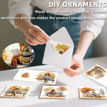 Load image into Gallery viewer, 6PCS DIY Diamond Art Greeting Cards Congratulations Cards  Gifts (Girl)
