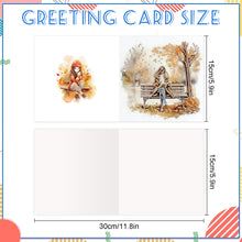Load image into Gallery viewer, 6PCS DIY Diamond Art Greeting Cards Congratulations Cards  Gifts (Girl)
