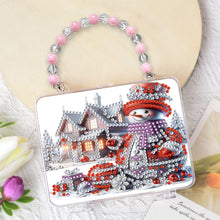 Load image into Gallery viewer, DIY Diamond Painting Bead Storage Handbag Rhinestones Jewelry Case (Snowman)
