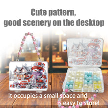 Load image into Gallery viewer, DIY Diamond Painting Bead Storage Handbag Rhinestones Jewelry Case (Snowman)
