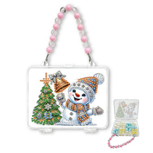 Load image into Gallery viewer, DIY Diamond Painting Bead Storage Bag Rhinestones Jewelry Case (Christmas Tree)
