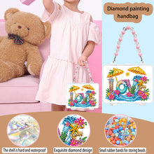 Load image into Gallery viewer, DIY Diamond Painting Bead Storage Handbag Rhinestones Jewelry Case (Love)
