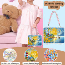 Load image into Gallery viewer, DIY Diamond Painting Bead Storage Handbag Rhinestones Jewelry Case (Lighthouse)
