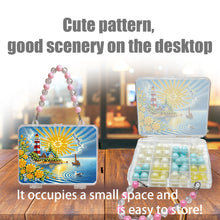 Load image into Gallery viewer, DIY Diamond Painting Bead Storage Handbag Rhinestones Jewelry Case (Lighthouse)
