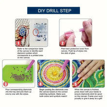 Load image into Gallery viewer, DIY Diamond Painting Bead Storage Handbag Rhinestones Jewelry Case (New Year)
