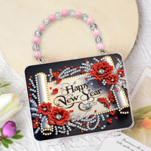 Load image into Gallery viewer, DIY Diamond Painting Bead Storage Handbag Rhinestones Jewelry Case (New Year)
