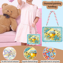 Load image into Gallery viewer, DIY Diamond Painting Bead Storage Handbag Rhinestones Jewelry Case (Honey)
