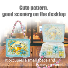 Load image into Gallery viewer, DIY Diamond Painting Bead Storage Handbag Rhinestones Jewelry Case (Honey)
