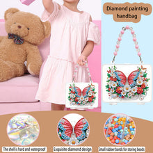 Load image into Gallery viewer, DIY Diamond Painting Bead Storage Handbag Rhinestones Jewelry Case (Butterfly)
