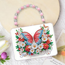 Load image into Gallery viewer, DIY Diamond Painting Bead Storage Handbag Rhinestones Jewelry Case (Butterfly)
