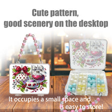 Load image into Gallery viewer, DIY Diamond Painting Bead Storage Handbag Rhinestones Jewelry Case (Globes)
