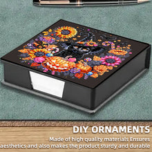 Load image into Gallery viewer, 5D DIY PU Diamond Art Note Box with 160 Sheets Paper Mosaic Kit (Halloween)
