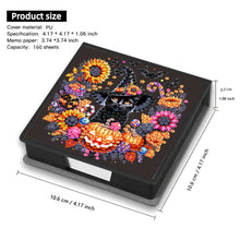 Load image into Gallery viewer, 5D DIY PU Diamond Art Note Box with 160 Sheets Paper Mosaic Kit (Halloween)

