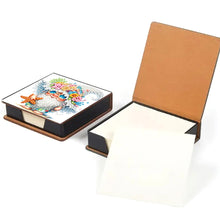 Load image into Gallery viewer, 5D DIY PU Diamond Art Note Box with 160 Sheets Paper Memo Pad Holder (Gnome)
