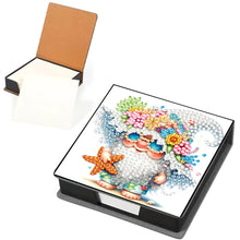 Load image into Gallery viewer, 5D DIY PU Diamond Art Note Box with 160 Sheets Paper Memo Pad Holder (Gnome)
