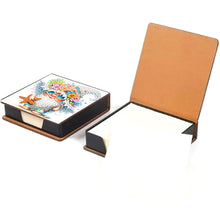 Load image into Gallery viewer, 5D DIY PU Diamond Art Note Box with 160 Sheets Paper Memo Pad Holder (Gnome)
