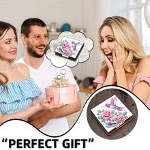 Load image into Gallery viewer, 5D DIY PU Diamond Art Note Box with 160 Sheets Paper Memo Pad Holder (Flower)
