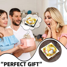 Load image into Gallery viewer, 5D DIY PU Diamond Art Note Box with 160 Sheets Paper Memo Pad Holder (Bee)
