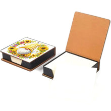 Load image into Gallery viewer, 5D DIY PU Diamond Art Note Box with 160 Sheets Paper Memo Pad Holder (Bee)
