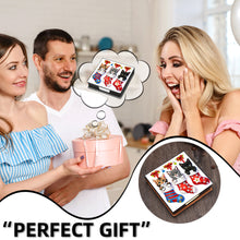 Load image into Gallery viewer, 5D DIY PU Diamond Art Note Box with 160 Sheets Paper Mosaic Kit (Kitty Socks)
