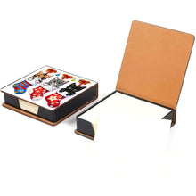 Load image into Gallery viewer, 5D DIY PU Diamond Art Note Box with 160 Sheets Paper Mosaic Kit (Kitty Socks)
