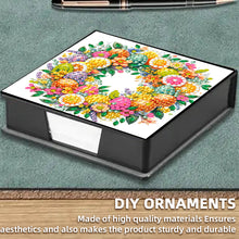 Load image into Gallery viewer, 5D DIY PU Diamond Art Note Box with 160 Sheets Paper Memo Pad Holder (Fruit)
