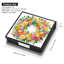 Load image into Gallery viewer, 5D DIY PU Diamond Art Note Box with 160 Sheets Paper Memo Pad Holder (Fruit)
