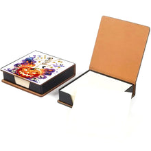 Load image into Gallery viewer, Halloween 5D DIY PU Diamond Art Note Box with 160 Sheets Paper Memo Pad Holder (Skull)
