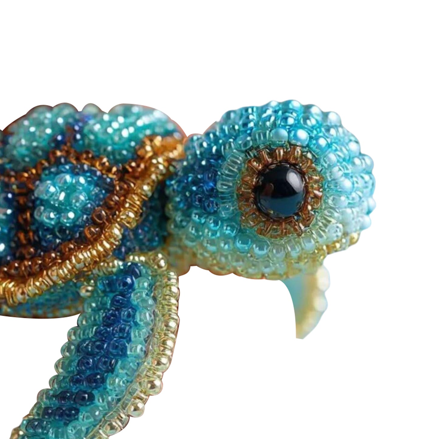 Sea Turtles Ocean Animals DIY Beaded Embroidery Kits (Only Material Package)