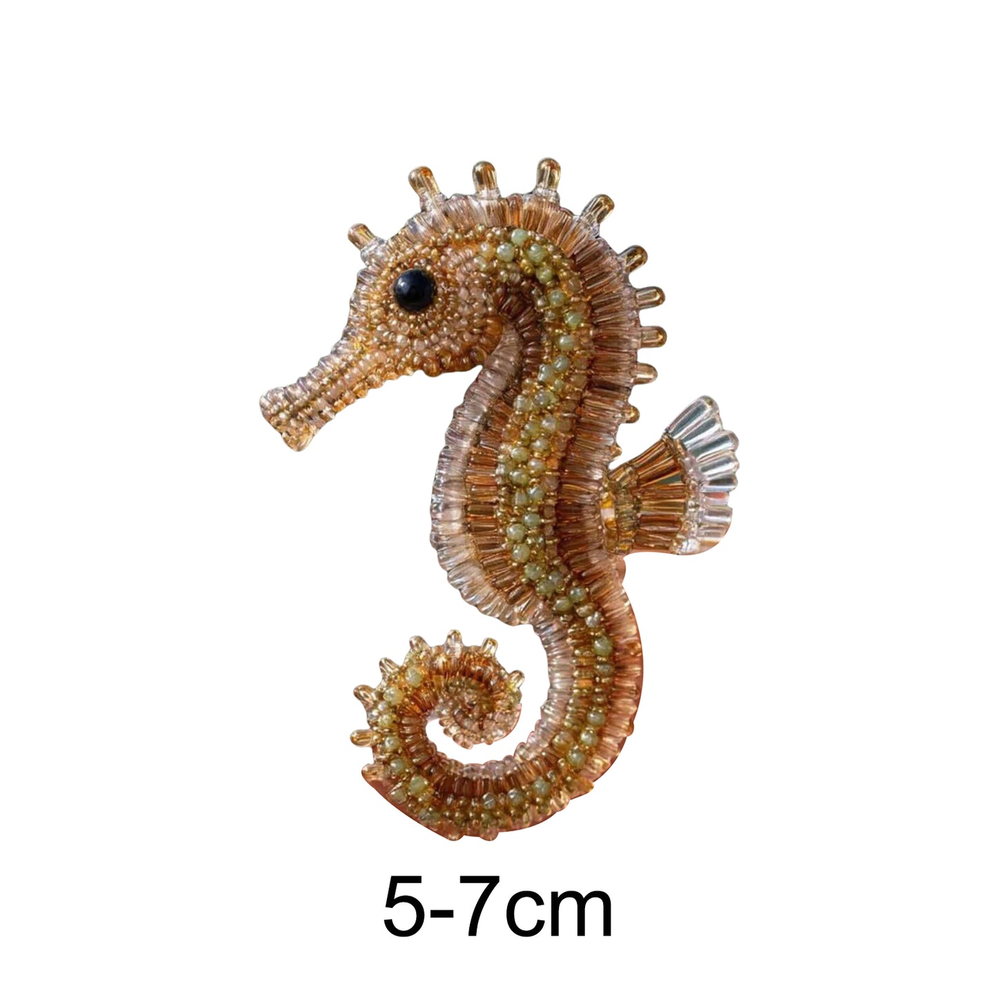 Seahorse Ocean Animals DIY Beaded Embroidery Kits (Only Material Package)