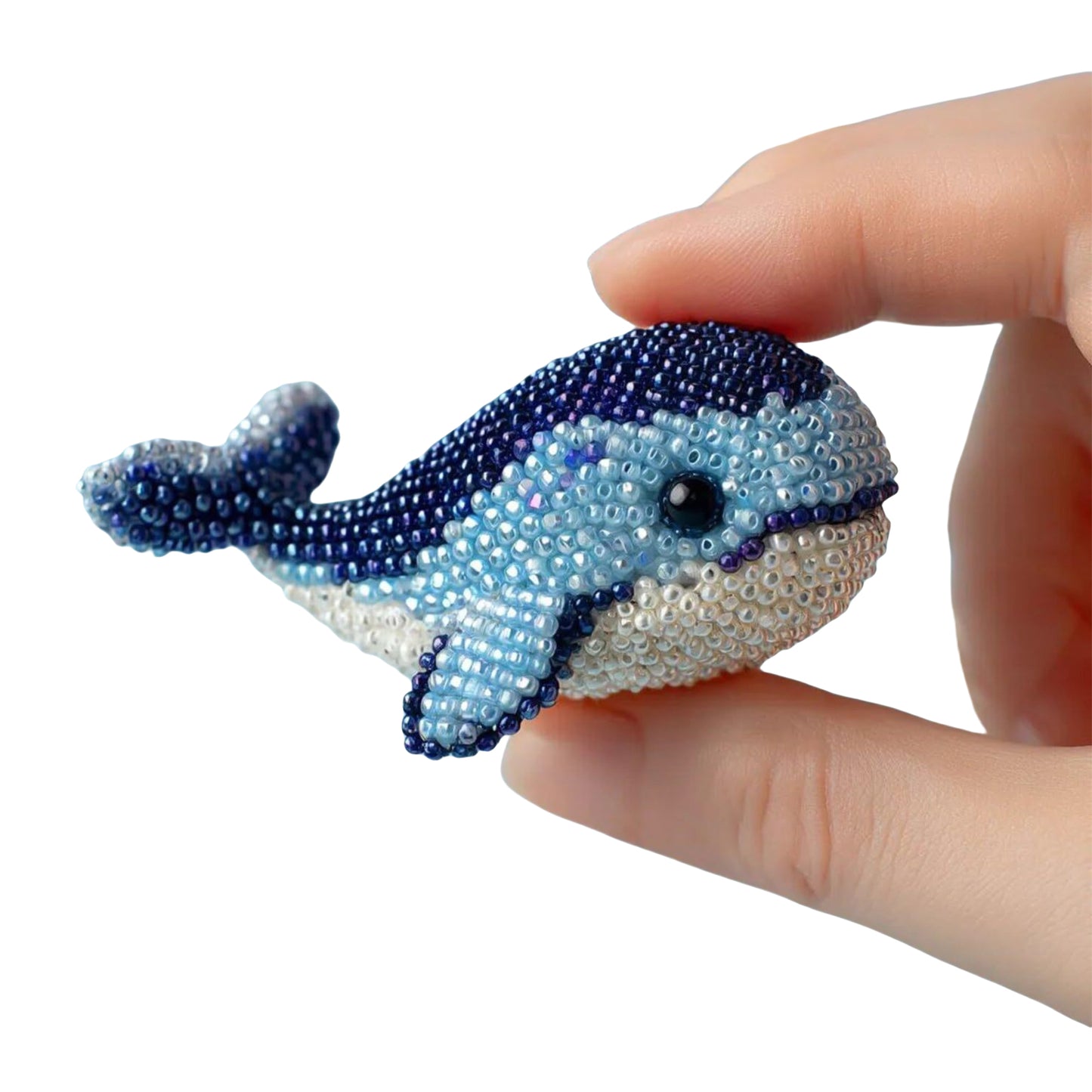 Dolphin Ocean Animals DIY Beaded Embroidery Craft Kits (Only Material Package)