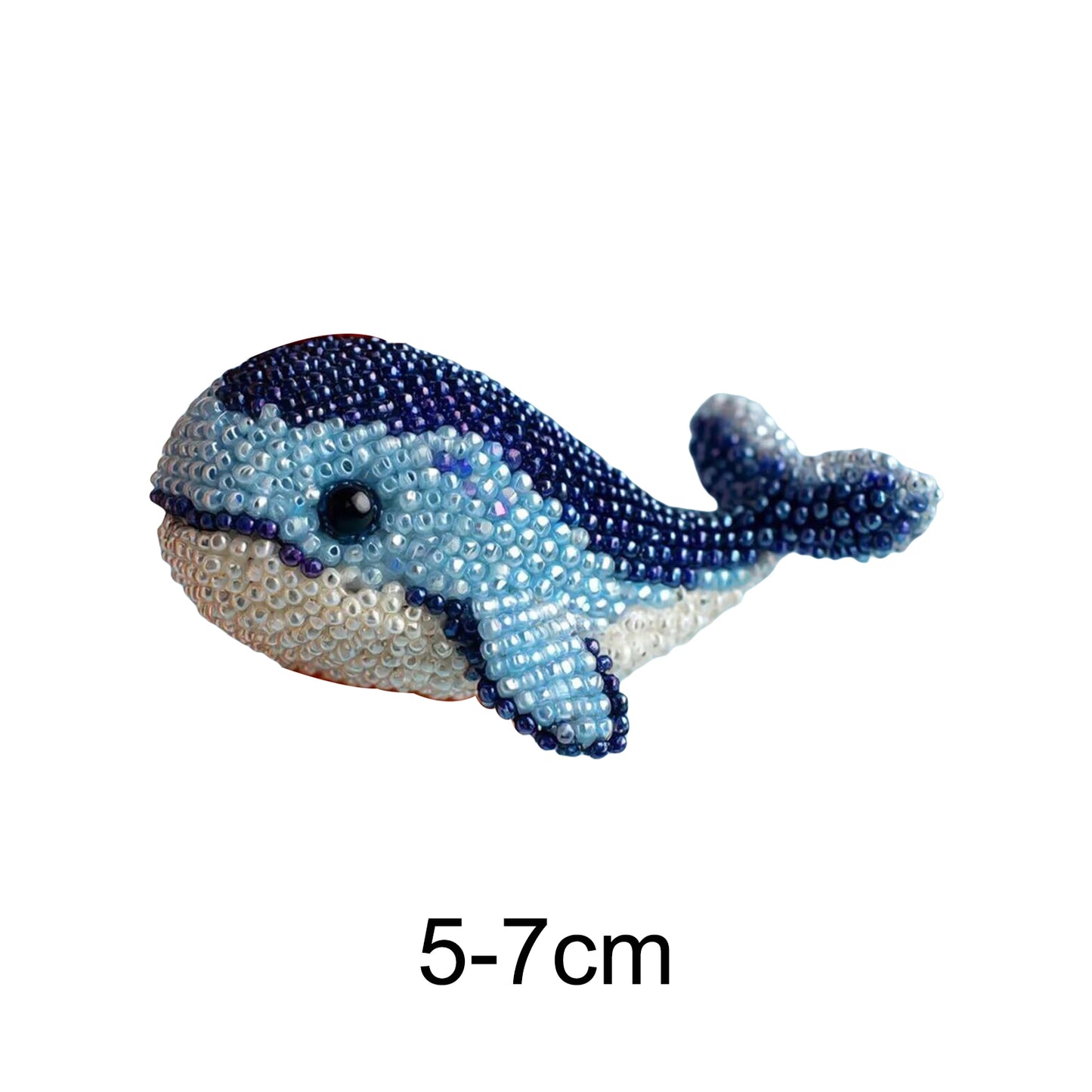 Dolphin Ocean Animals DIY Beaded Embroidery Craft Kits (Only Material Package)