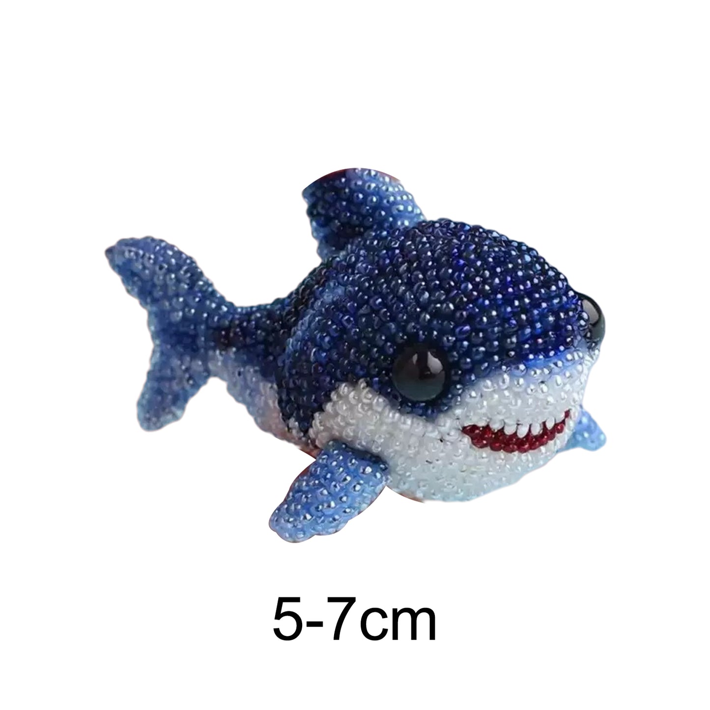 Shark Ocean Animals DIY Beaded Embroidery Craft Kits (Only Material Package)