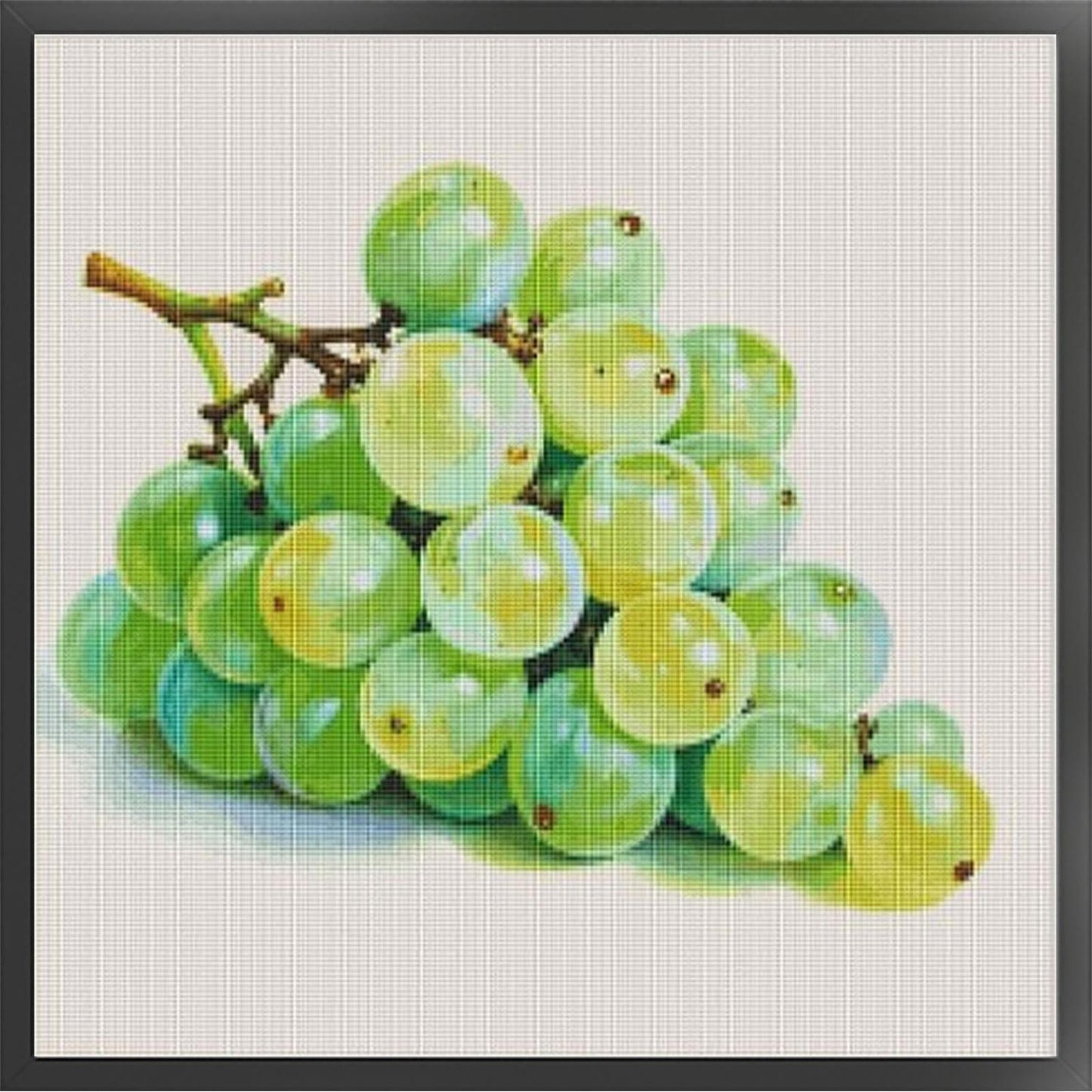 Fruits - Grape - Full 14CT Stamped Cross Stitch 50x50CM - Fairy Egyptian Cotton