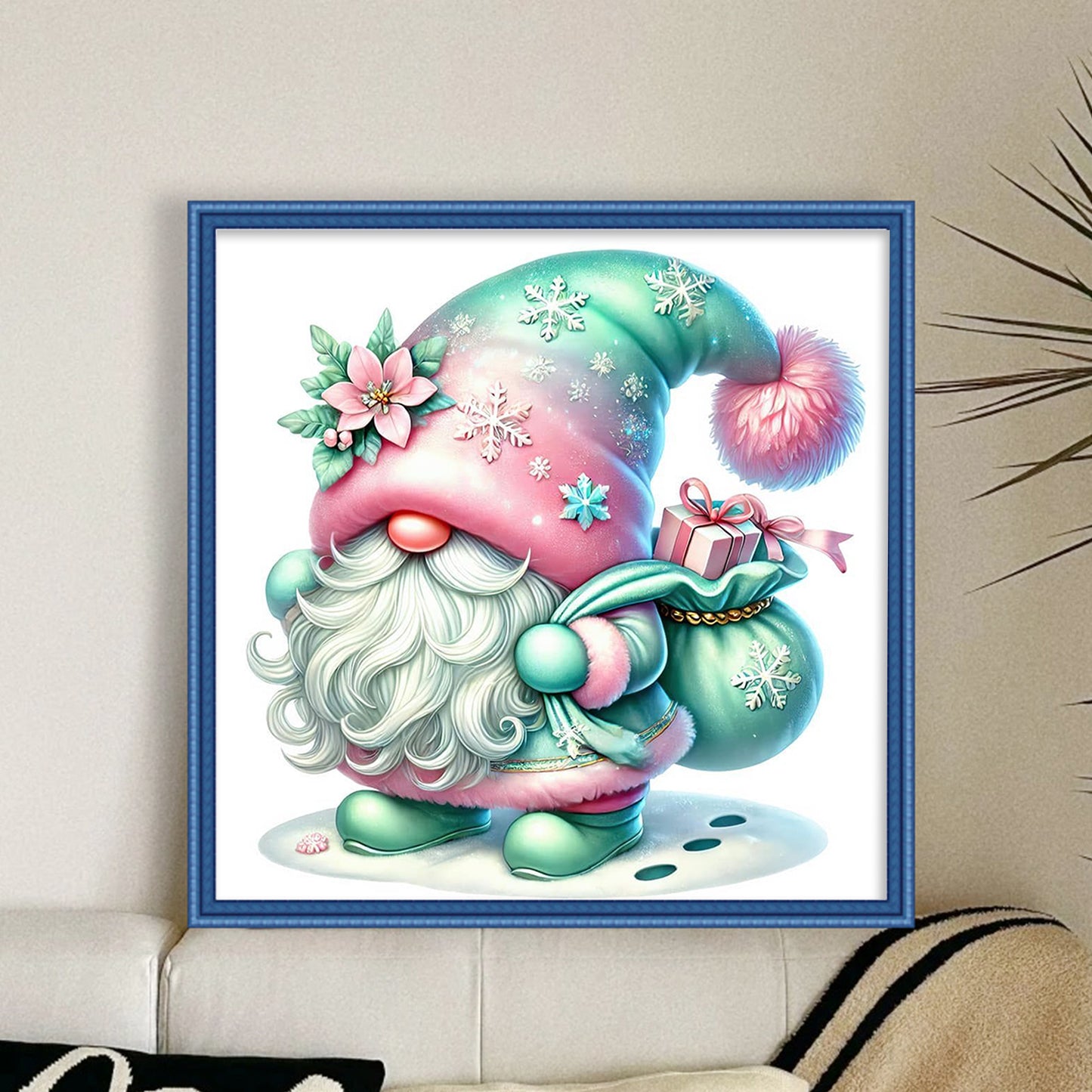 Gift Sprite - Full 11CT Stamped Cross Stitch 45x45CM - Huacan