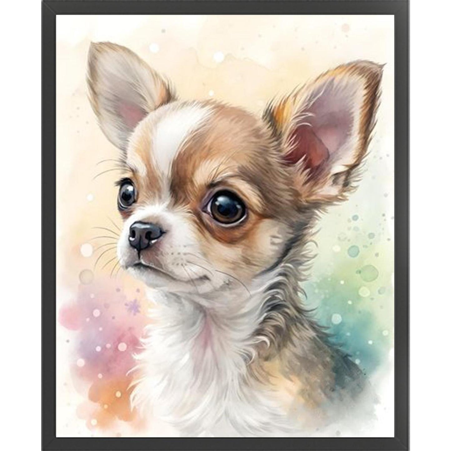 Chihuahua-Dog - Full 11CT Stamped Cross Stitch 40x50CM - Huacan