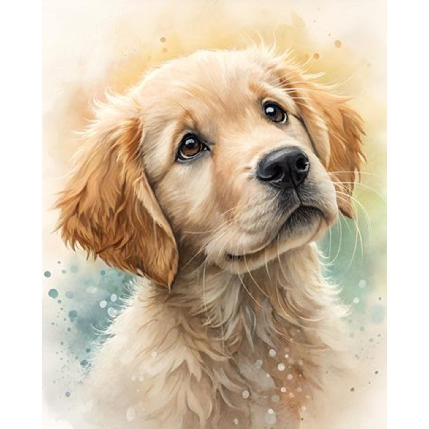 Golden Retriever-Dog - Full 11CT Stamped Cross Stitch 40x50CM - Huacan