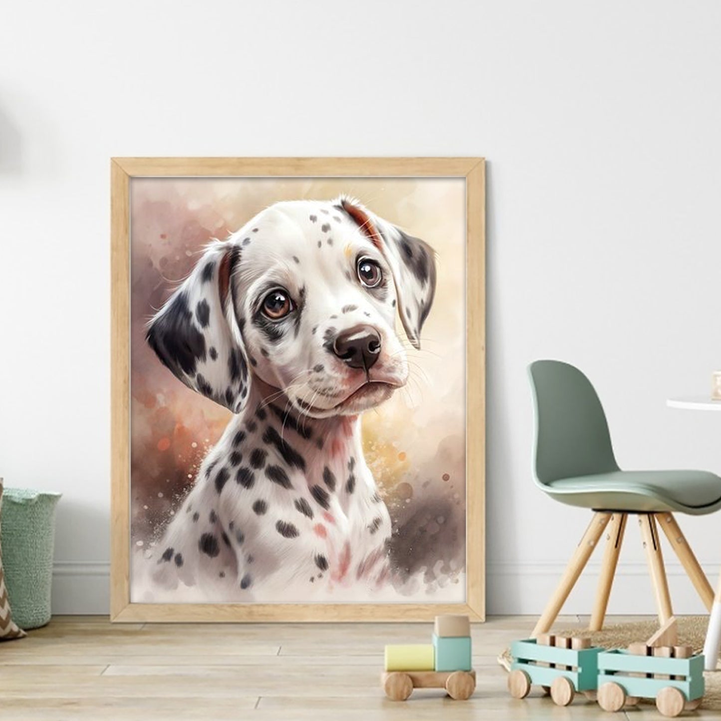 Dalmatian-Dog - Full 11CT Stamped Cross Stitch 40x50CM - Huacan