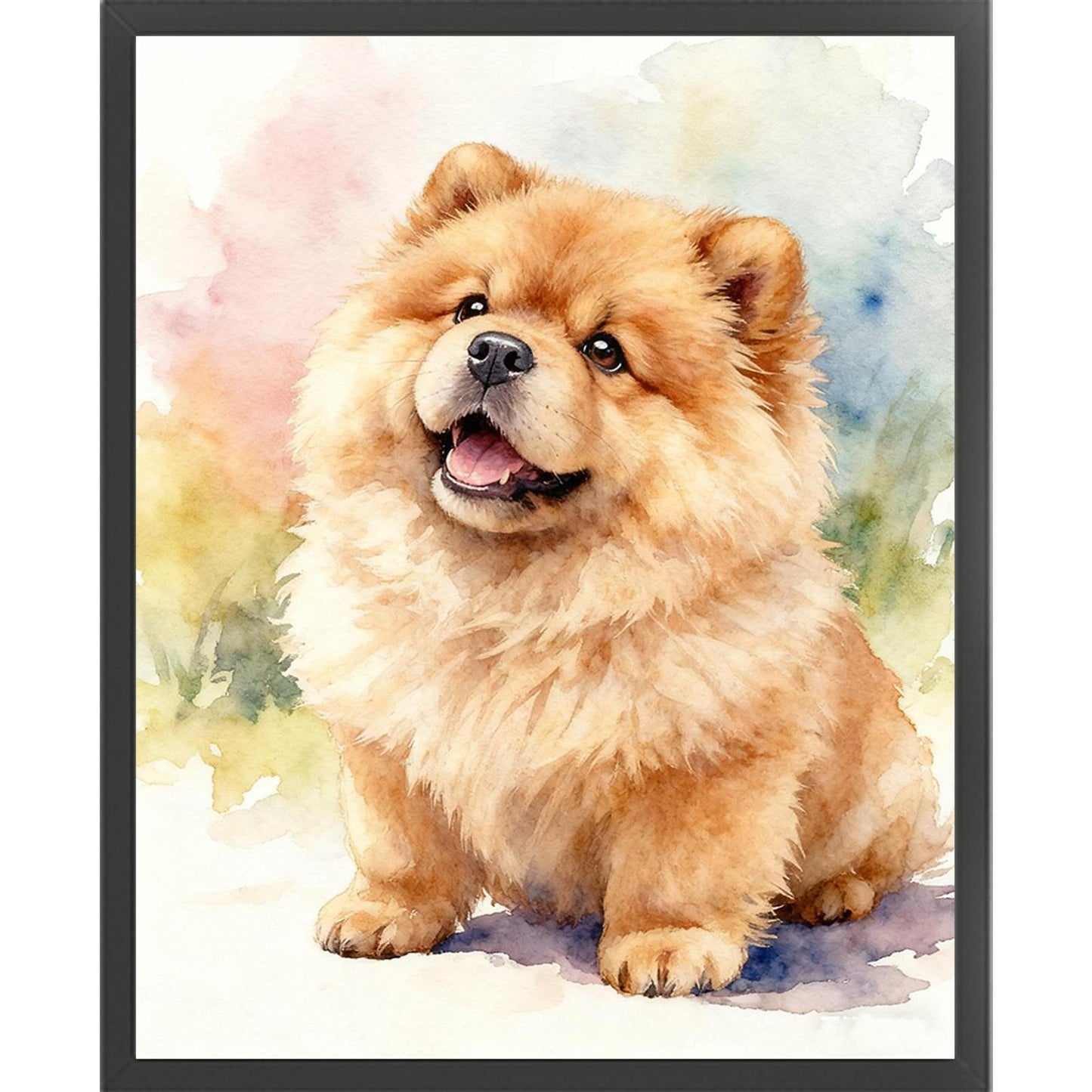 Chow Chow-Dog - Full 11CT Stamped Cross Stitch 40x50CM - Huacan