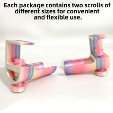 Load image into Gallery viewer, 1 Pair Diamond Painting Scroll Holder Diamond Painting Canvas Roller (Colorful)
