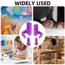 Load image into Gallery viewer, 1 Pair Diamond Painting Scroll Holder Diamond Painting Canvas Roller (Purple)
