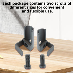 1 Pair Diamond Painting Scroll Holder Diamond Painting Canvas Roller (Black)