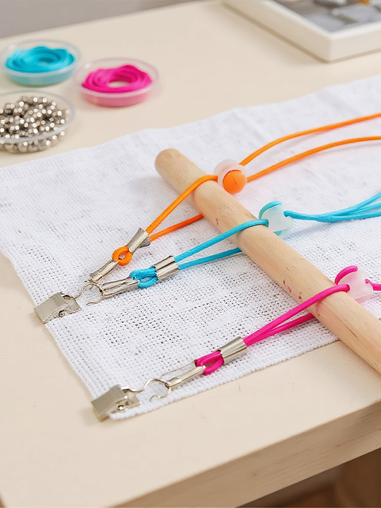 12Pcs Cross Stitch Side Clips Adjustable Fabric Fastening Clip Embroidery Tools