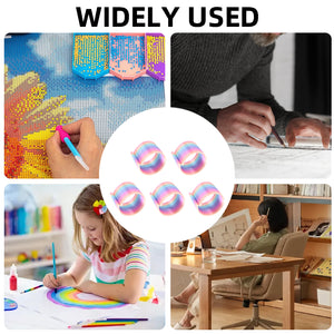 Diamond Painting Canvas Roll Holder for Diamond Art Fabric (5pcs S Colorful)