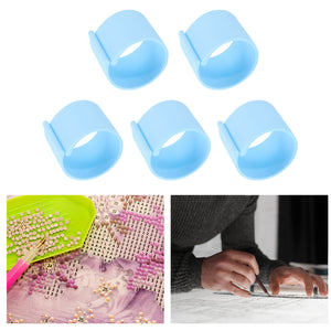 Diamond Painting Canvas Roll Holder for Diamond Art Fabric Crafts (5pcs S Blue)