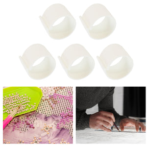Diamond Painting Canvas Roll Holder for Diamond Art Fabric Crafts (5pcs S White)
