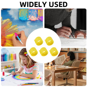 Diamond Painting Canvas Roll Holder for Diamond Art Fabric (5pcs S Yellow)