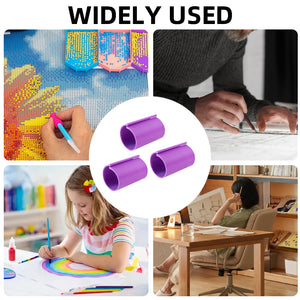 Diamond Painting Canvas Roll Holder for Diamond Art Fabric (3pcs L Purple)